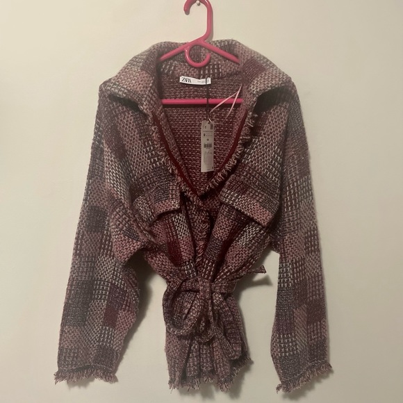 NWT Zara Sweater Jacket - Picture 2 of 3